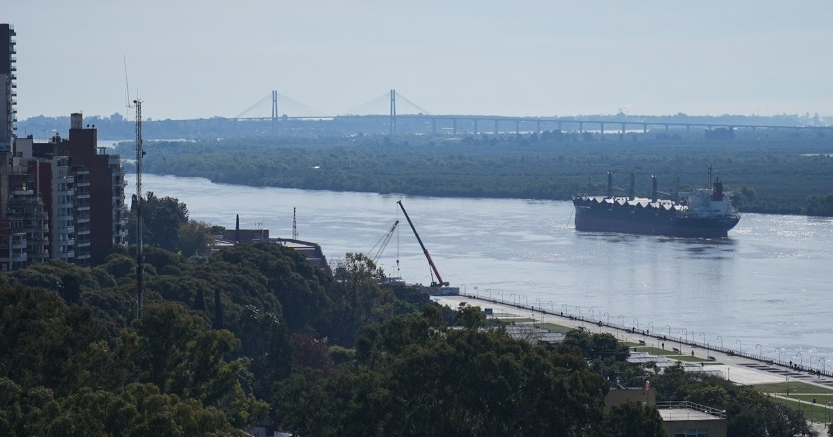 El Paraná subirá en Rosario: Prefectura prevé 4,50 m a fin de octubre