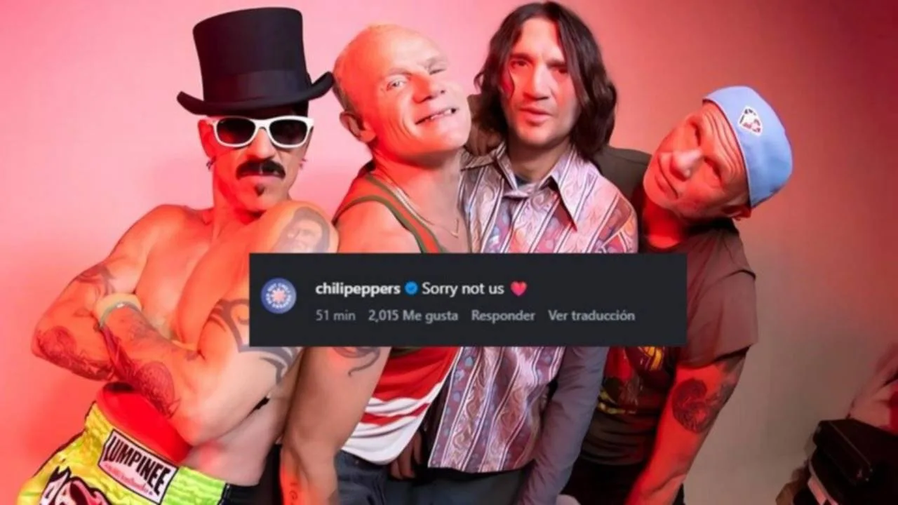 Red Hot Chili Peppers desmintió su show en Rosario: 'Perdón, nosotros no'
