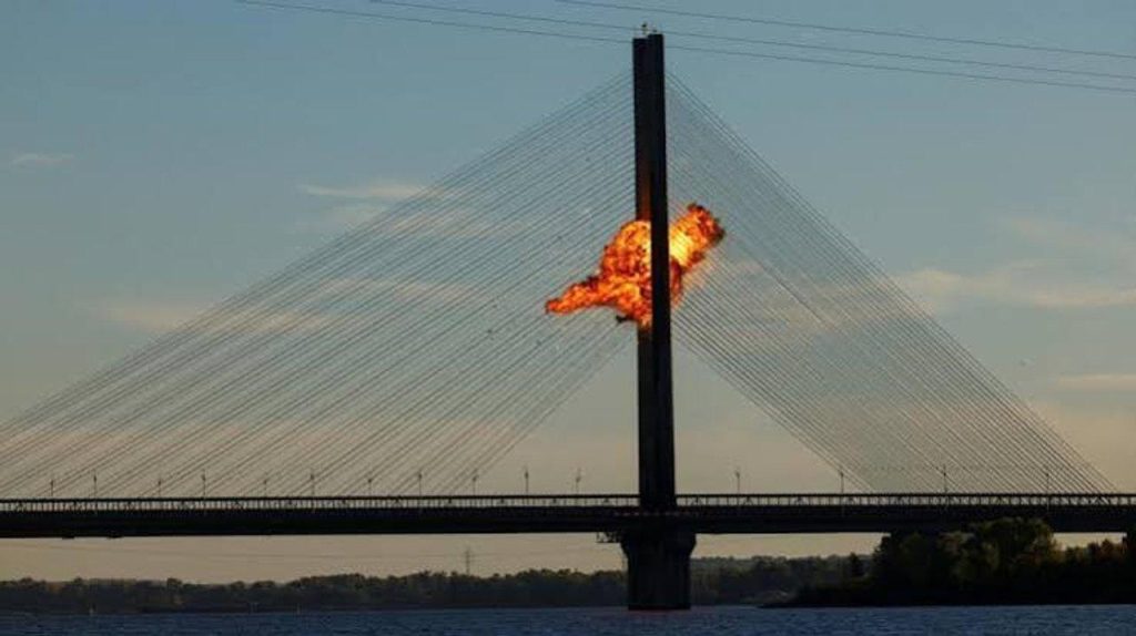 Rusia atacó el Puente Norte de Kiev: impacto directo y alerta en Ucrania